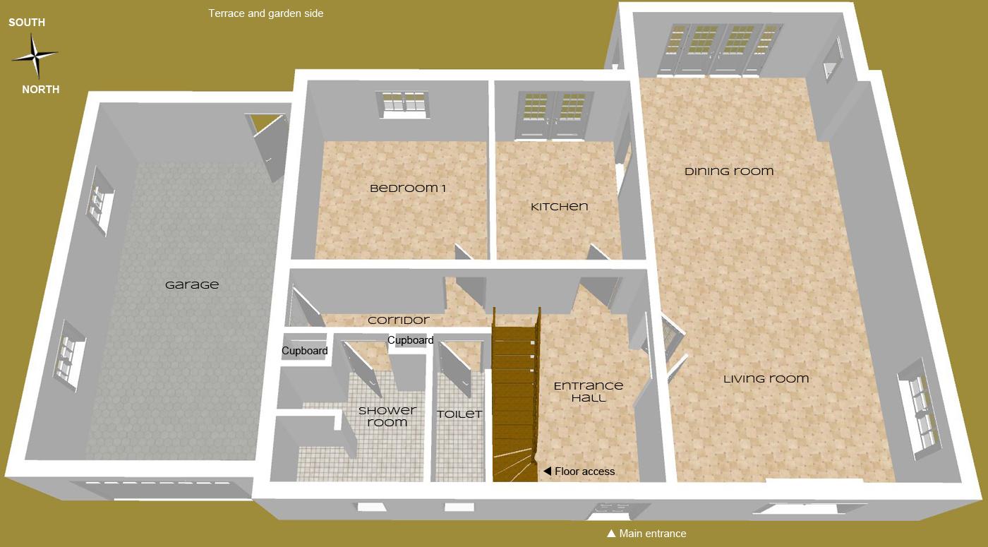 Ground floor layout